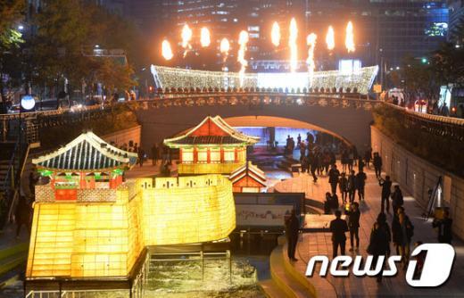 청계천 등축제. /사진=뉴스1