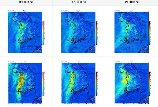 '미세먼지 예보' /자료=에어코리아