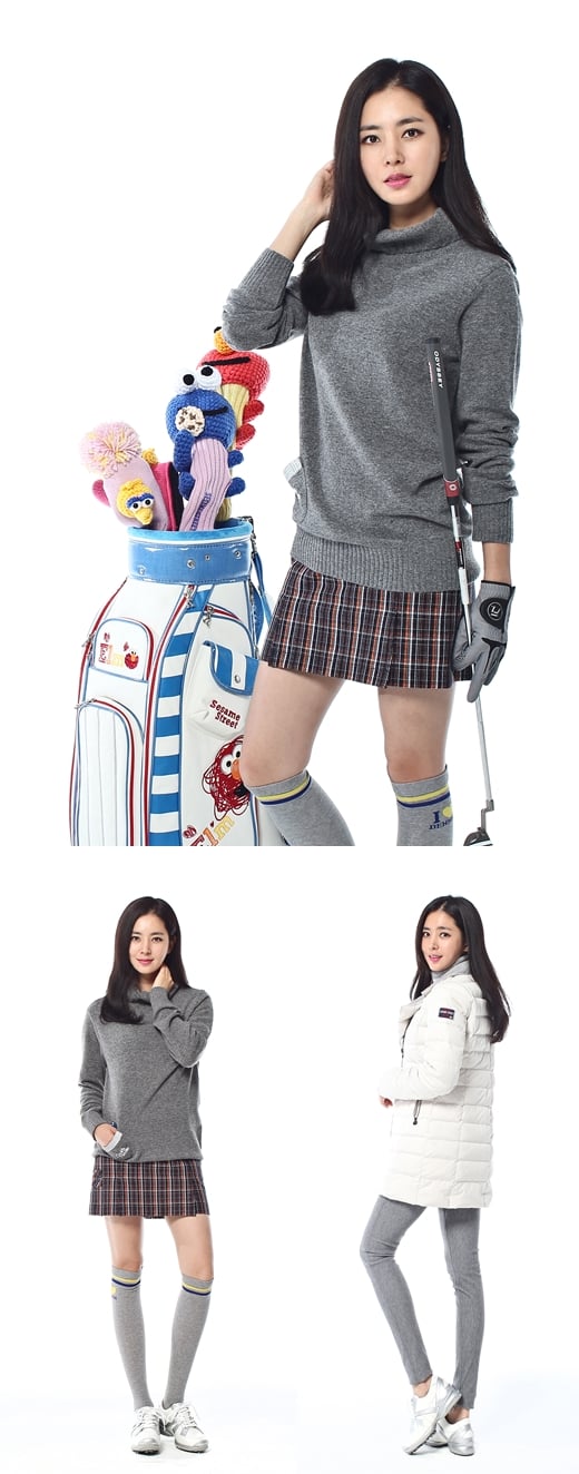 한채아, 골프웨어 모델 발탁…