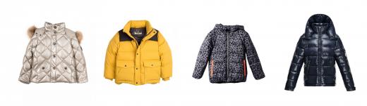 ▲쁘앙(Bonpoint, 왼쪽 첫 번째, 두 번째) 스텔라 매카트니(Stella McCartney, 왼쪽에서 세 번째), 몽클레르(Moncler, 맨 오른쪽)