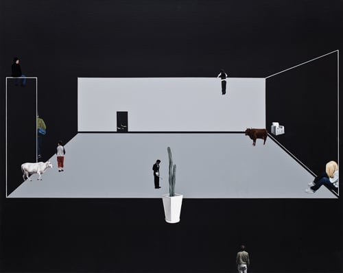 기억 환기, acrylic and oil on canvas, 72.7 x 90.9(cm), 2014. /사진제공=김보민 작가