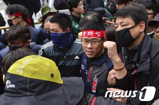 '한상균 조계사' /사진=뉴스1