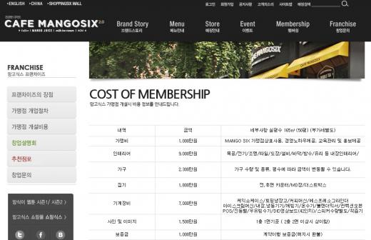 ▲ 망고식스 홈페이지 캡쳐