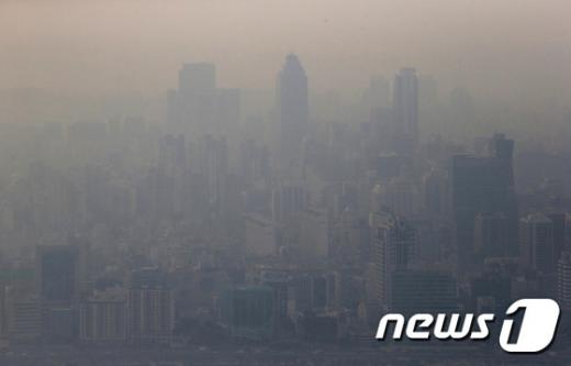 '미세먼지 농도' /자료사진=뉴스1