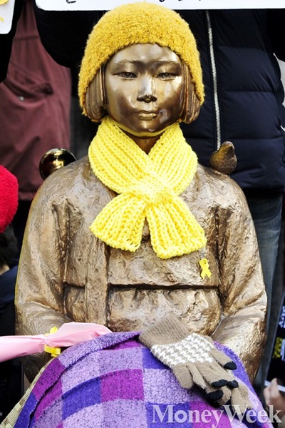 '위안부 평화의 소녀상' /사진=임한별 기자