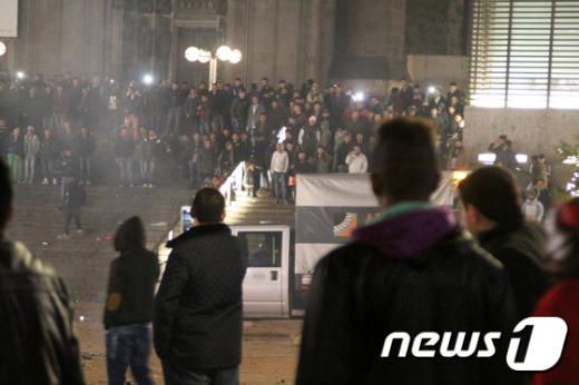 지난해 12월31일 폭행, 절도 등 대규모 사건이 벌어진 독일 쾰른. /사진=뉴스1(AFP 제공)