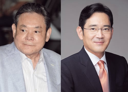 이건희 삼성전자 회장,이재용 삼성전자 부회장. /사진=머니위크DB