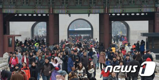 '설 연휴 나들이' 사진은 경복궁. /사진=뉴스1