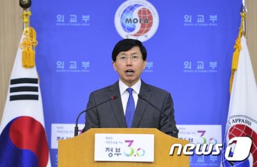 '사드 배치' 조준혁 외교부 대변인. /자료사진=뉴스1