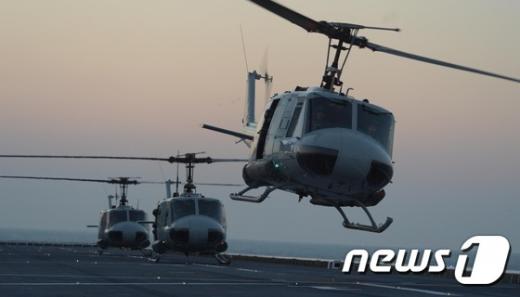 '춘천 헬기추락' 육군 UH-1H 헬기. /자료사진=뉴스1