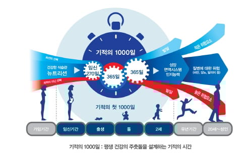 처음 1000일 중요성/사진= Nestlé Korea ‘The first 1000 day, Programming your future health’ 