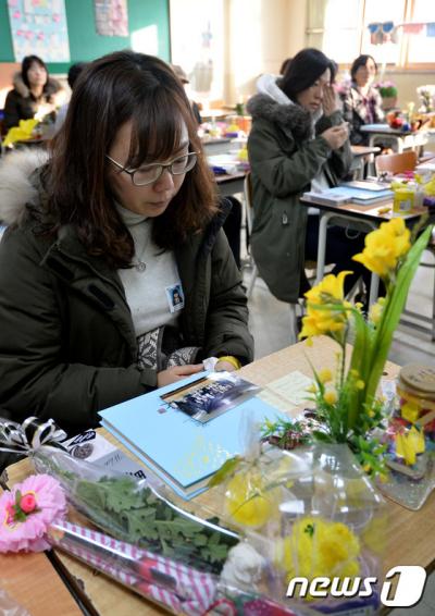 '단원고 기억교실' 지난달 10일 경기도 안산시 단원고등학교 기억교실에서 세월호 참사 희생 학생들의 겨울방학식이 열리고 있다. /자료사진=뉴스1