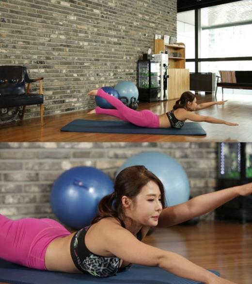 [영상] '빨간약' 이소희, 애플힙 운동법 소개