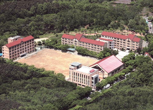 경일관광경영고등학교 전경.