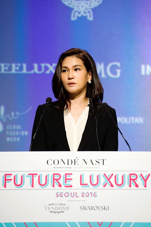 이서현 사장, 공식석상 첫 연설 