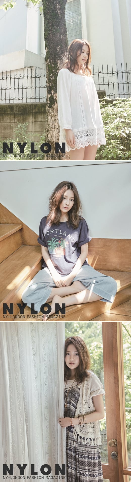 유화 화보, 신인 배우 다운 청초함 담겨