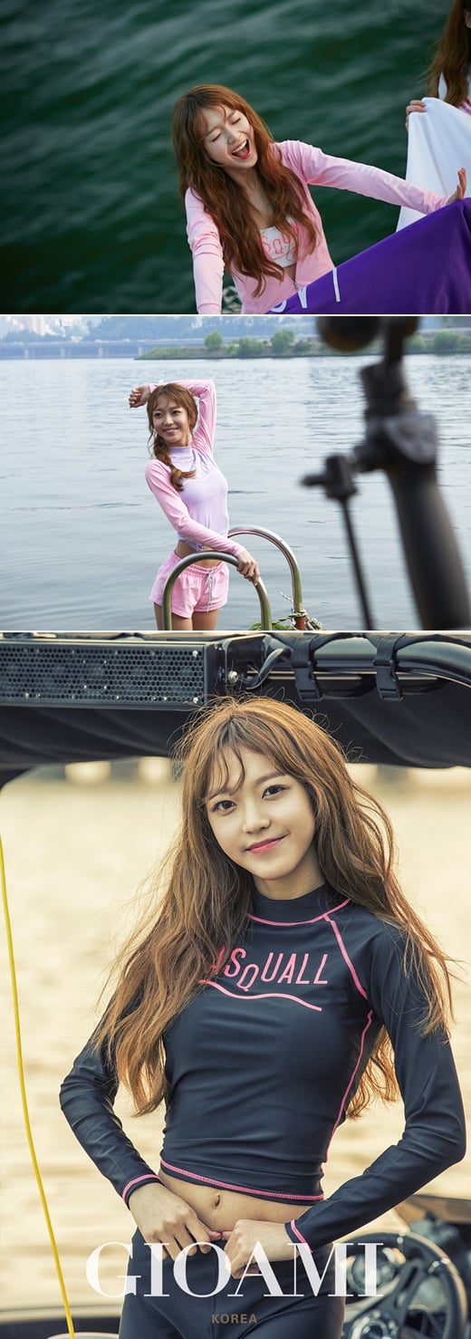 ‘음악의 신2’ 김소희, 개미허리 돋보이는 래쉬가드 화보 공개