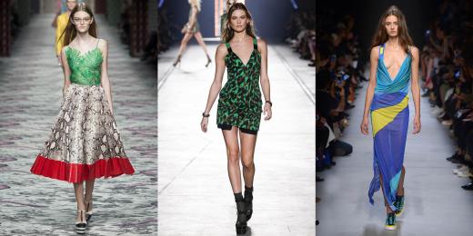 [사진: 구찌(Gucci), 베르사체(Versace), 레오나드(Leonard) 2016 S/S Collection]
