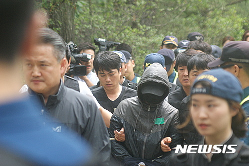사패산 현장검증. /사진=뉴시스