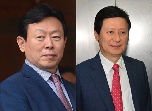 (왼쪽)신동빈 롯데그룹 회장, 신동주 전 롯데홀딩스 부회장./사진=뉴시스