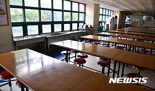 제주 학교비정규직 파업, 급식 중단. /자료사진=뉴시스