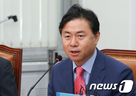 신고리 원전 건설 허가에 대해 언급한 더민주 김영춘 의원. /자료사진=뉴스1