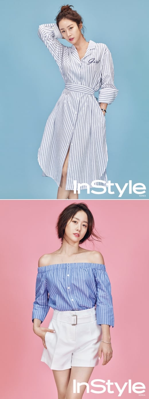 원피스에서 오프숄더까지…전혜빈, 로맨틱 시크룩 화보 공개