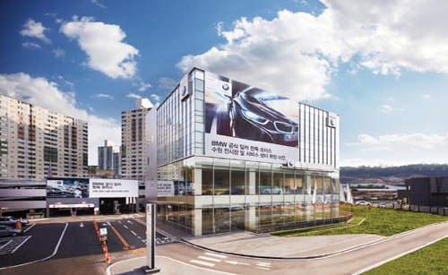 BMW 수원 전시장 및 서비스센터 전경. /사진제공=BMW