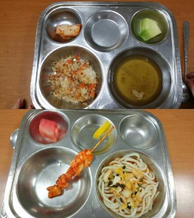 초등학교 급식. 대전 봉산초등학교 급식. /사진=온라인 블로그 캡처