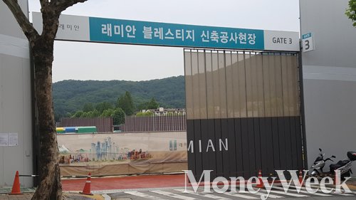 개포동 래미안 블레스티지 건설현장. /사진=김창성 기자