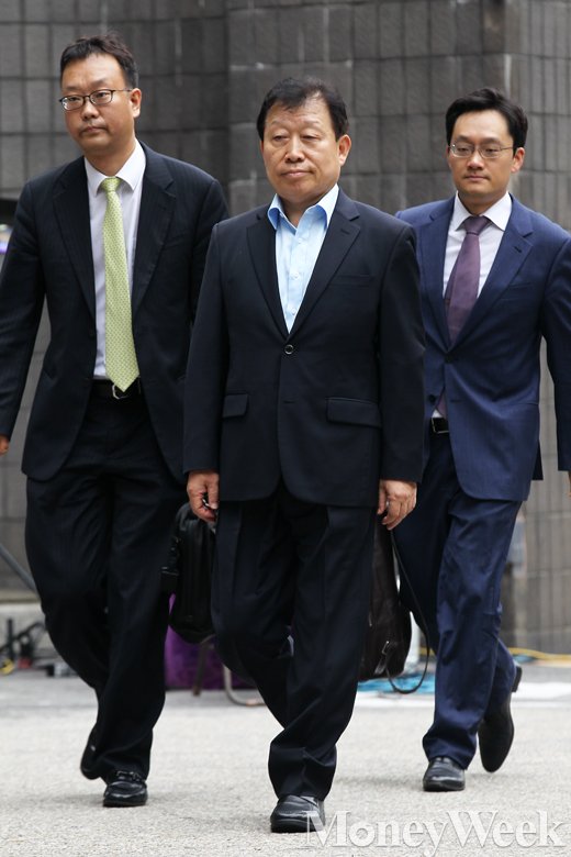 [MW사진] 대우조선해양 부실사태 또 다른 책임자 고재호 전 사장, 검찰 출석