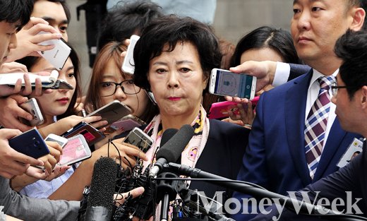 신영자 이사장 구속. /사진=임한별 기자