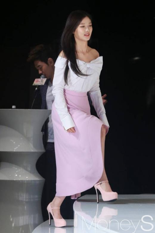 ▲'구르미 그린 달빛' 제작발표회에 참석한 김유정/사진=머니투데이 이기범 기자