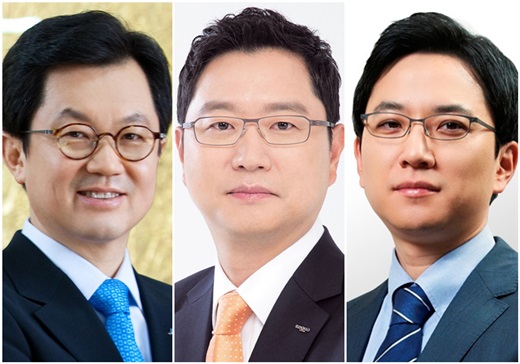 왼쪽부터 이경하 JW중외제약 회장, 윤웅섭 일동제약 사장, 허은철 녹십자 사장. /사진=각사 제공