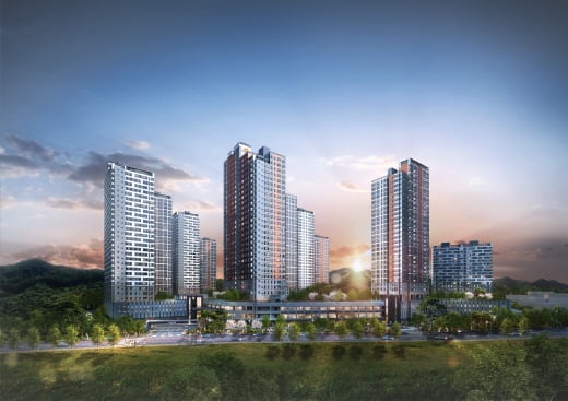 ‘e편한세상 추동공원’ 투시도. /사진=대림산업