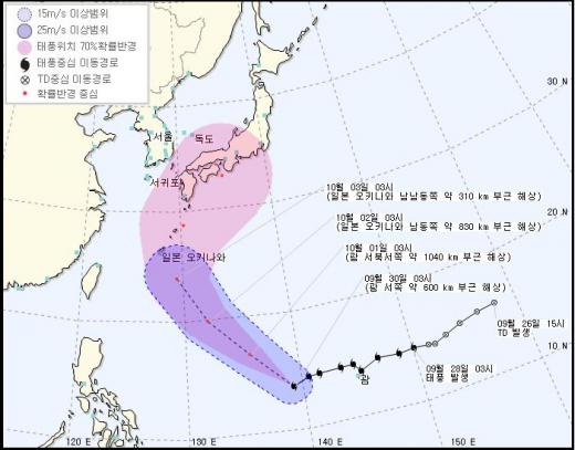 태풍. /자료=기상청