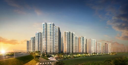 신동탄 SK뷰파크3차 투시도. /사진=SK건설