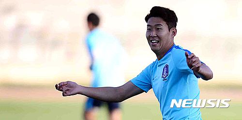 한국 이란. 사진은 토트넘의 손흥민. /자료사진=뉴시스