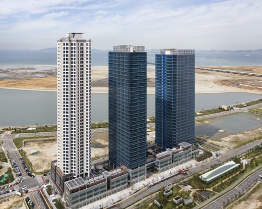 포스코엔지니어링이 입주한 송도 센트로드. /사진=머니투데이 DB