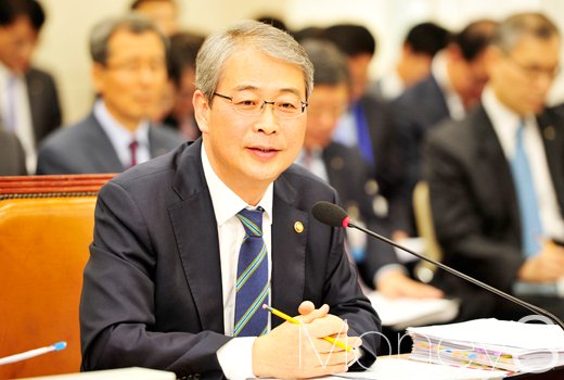 [머니S포토] 금융당국 종합국감 임종룡, 