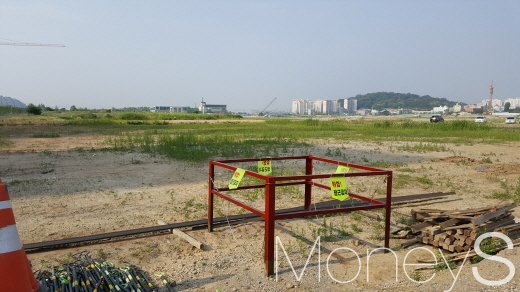 마곡산업단지 내 대우조선해양 부지. /사진=김창성 기자
