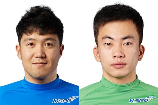 박용범, 정종진 선수(왼쪽부터). /사진제공=국민체육진흥공단