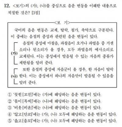 수능 국어. /사진=한국교육과정평가원