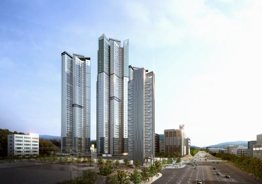 힐스테이트 아티움시티 주경투시도. /사진=현대건설