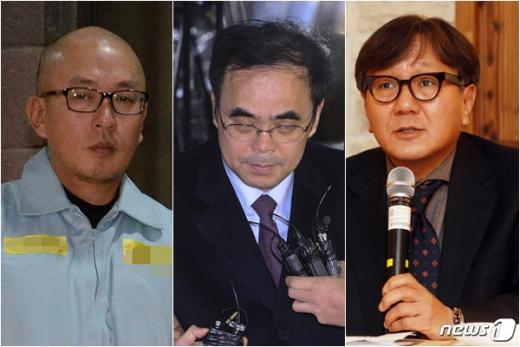 차은택·김종·송성각(왼쪽부터). /자료사진=뉴스1