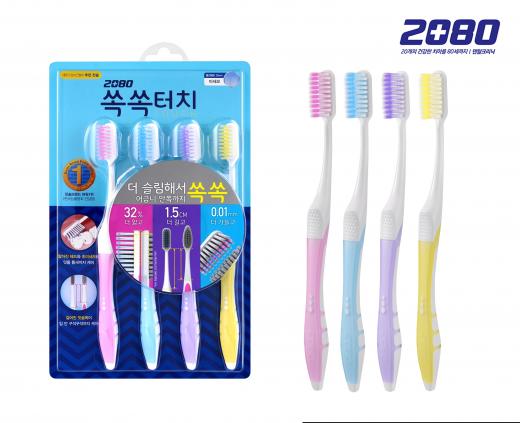 애경, 닦기 힘든 사랑니·어금니 관리해줄 '2080 쏙쏙 터치 칫솔' 출시