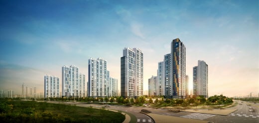 서동탄역 더샵 파크시티 투시도. /사진=포스코건설
