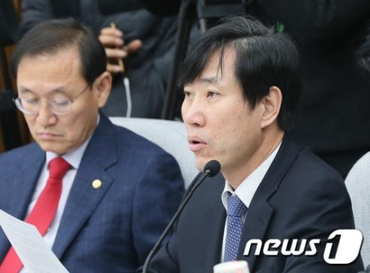 이만희 위증교사 의혹. 사진은 하태경 의원. /사진=뉴스1DB