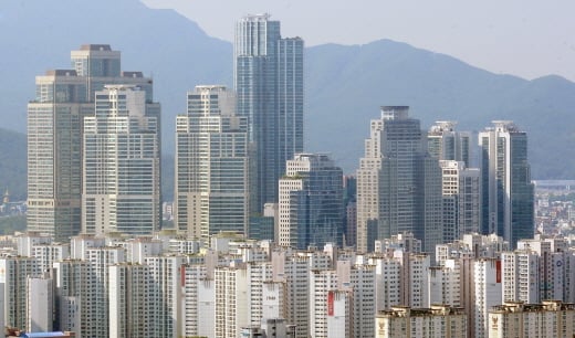 서울 강남의 한 아파트 밀집지역. /사진-=뉴시스 DB