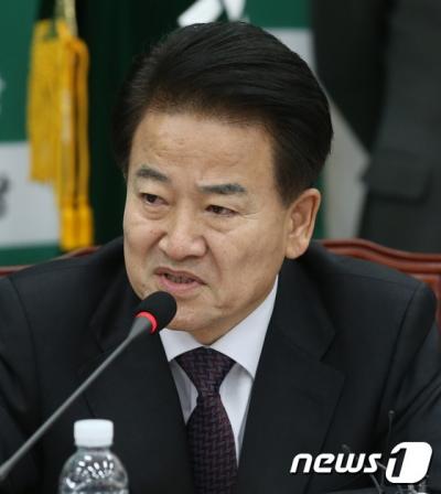 정동영 의원. 정동영 국민의당 의원이 오늘(21일) 국회에서 열린 중진의원회의에서 발언을 하고 있다. /사진=뉴스1